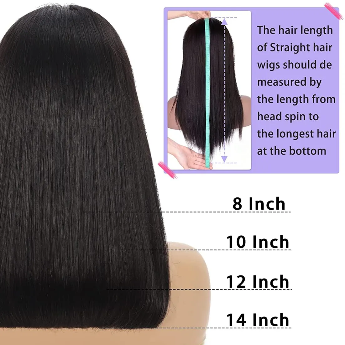 10 Inch Bob Wig Human Hair 13x4 HD Lace Front Wigs Human Hair Pre Plucked Short Bob Wig Lace Frontal Wigs for Black Women 180% Density Glueless Straight Human Hair Wig Natural Color