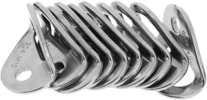 10Pcs Climbing Bolt Hanger, M10 Anchor Plate for Outdoor Activities