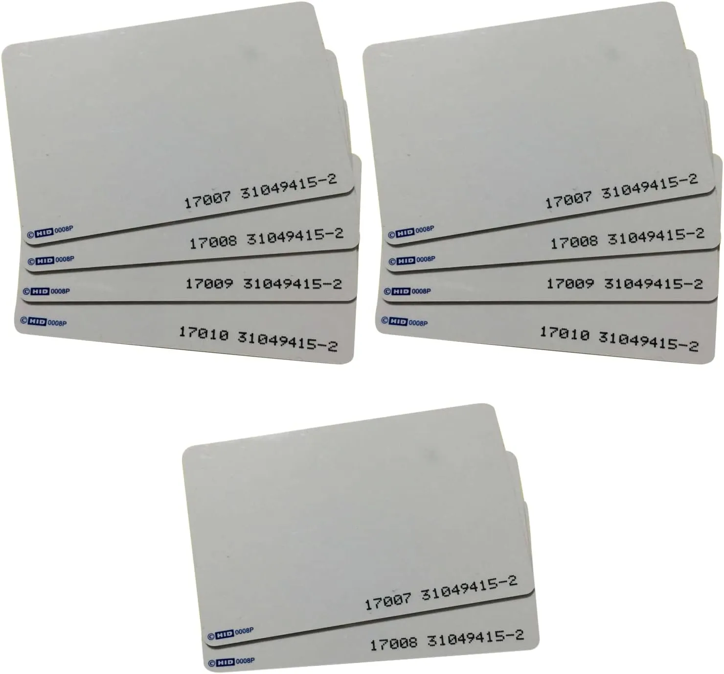 10PCS Programmed HID ISOProx II Card - 26 bit Accessory