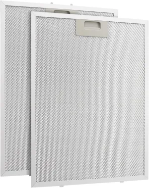 2 Pcs BPPFA30 Range Hood Filter Replacement, 11-7/8" x 16-5/16", Fit for Broan Range Hood Filter, Metal Exhaust Fan Stove Hood Vent Filter, Grease Filter, 5-layer Aluminum Mesh Filter