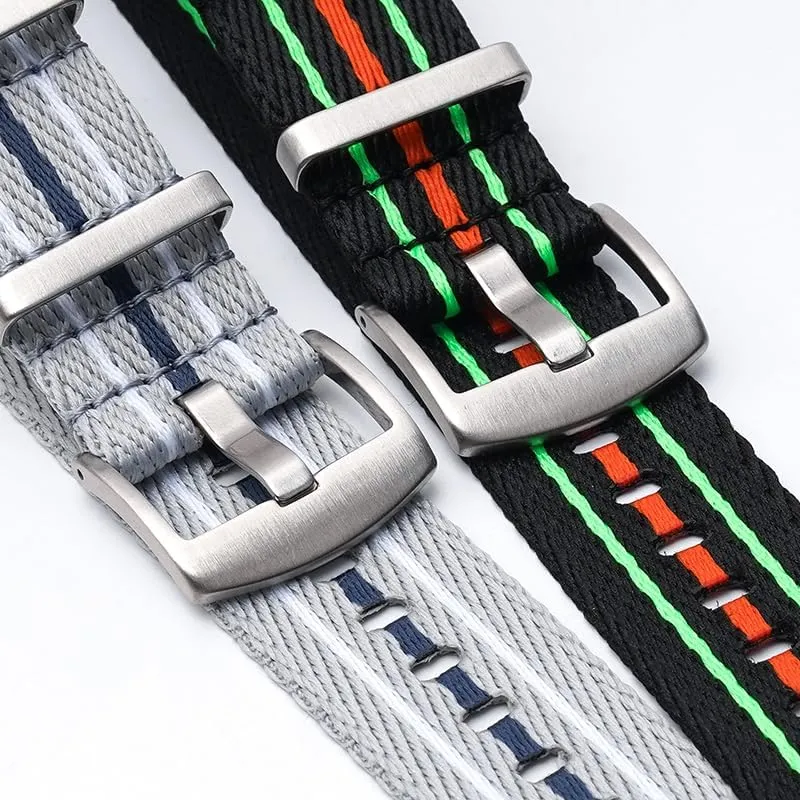 22mm Canvas Nylon Straps For Blancpain X Swatch, Replacement Nylon Watch Band For Watches Blancpain X Watch Band - Multiple Colors