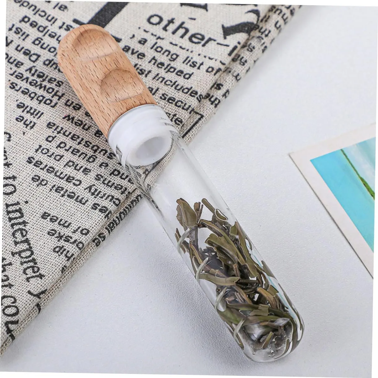 2pcs Tea Tool Strainer with for Filter Loose Leaf Tea Mesh Tea Infuser Tea Residue Infuser Tea Colander Wooden
