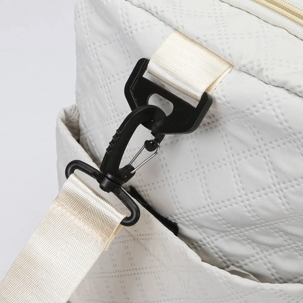 2Pieces Large-Capacity Women's Maternity Storage Bag Suitcase Additional Bag Boarding Bag Sports Fitness Bag Can Be Worn on One Shoulder and Cross-Body and Water-Repellent