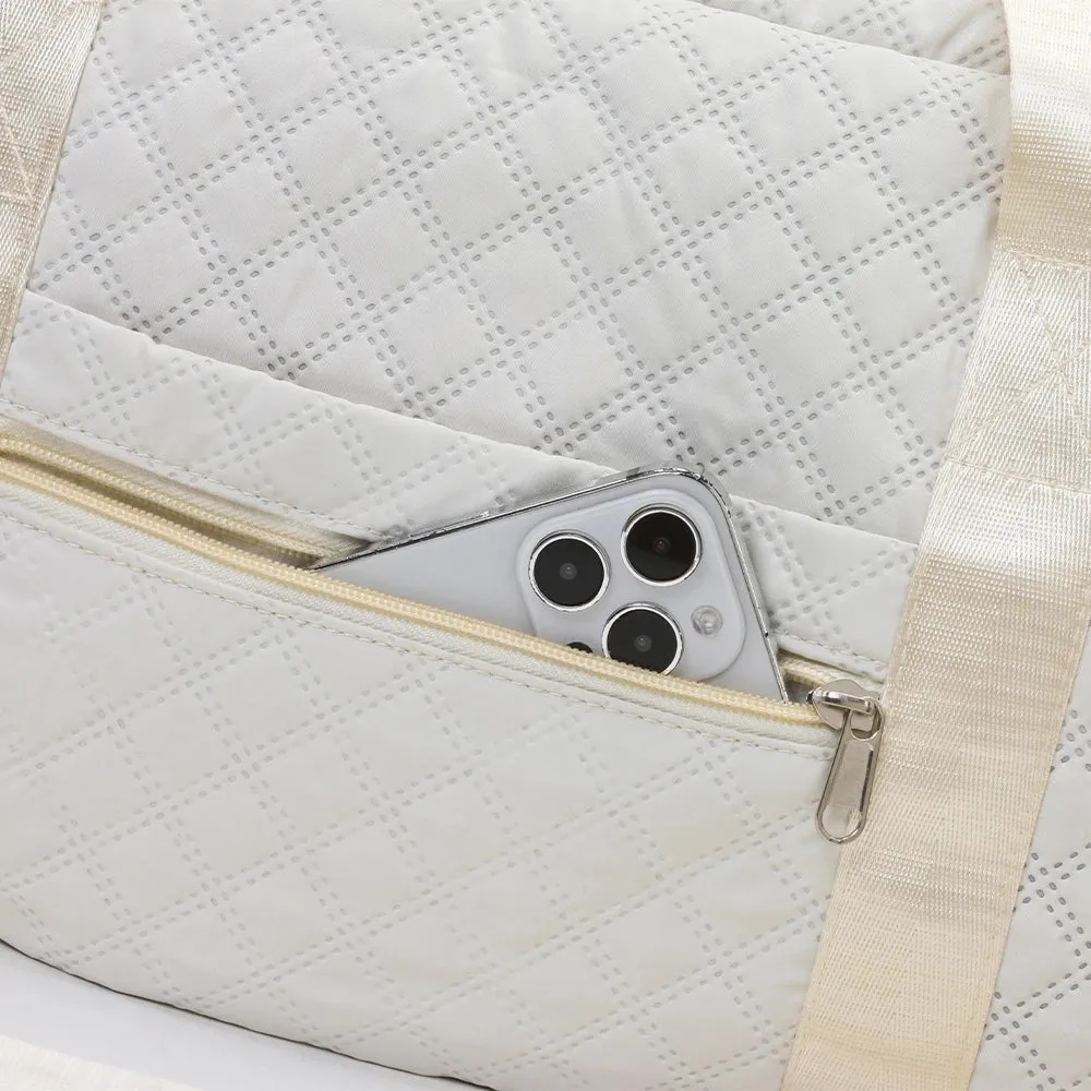 2Pieces Large-Capacity Women's Maternity Storage Bag Suitcase Additional Bag Boarding Bag Sports Fitness Bag Can Be Worn on One Shoulder and Cross-Body and Water-Repellent