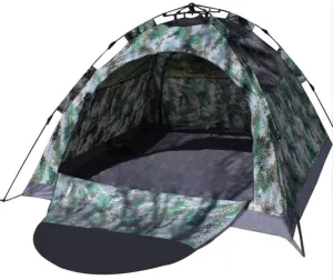 3-5 Persons Lightweight Camping Tent, Waterproof Hiking Tent Camouflage Backpacking Tent Pop Up Tent Anti UV for Travelling Beach BBQ Park Fishing Instant Sun Shade Canopy