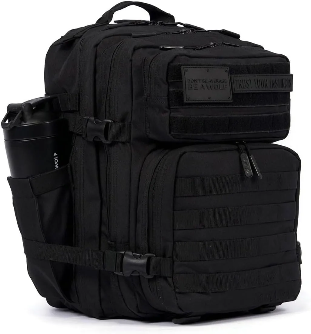 35L Backpack Meal Prep Management (Nightshade Edition) Lunch Box, Cooler, Travel, Insulated Bag, Daypack WOLFpak
