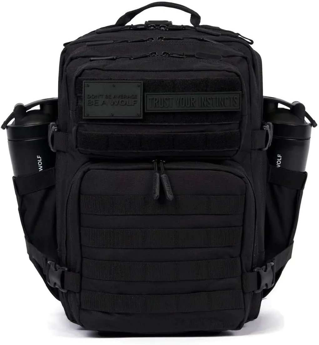 35L Backpack Meal Prep Management (Nightshade Edition) Lunch Box, Cooler, Travel, Insulated Bag, Daypack WOLFpak