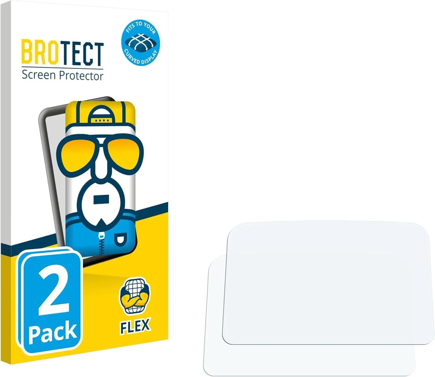 3D Curved Screen Protector Compatible with PowaKaddy C2 Compact (2 Pack) - Full Screen Coverage