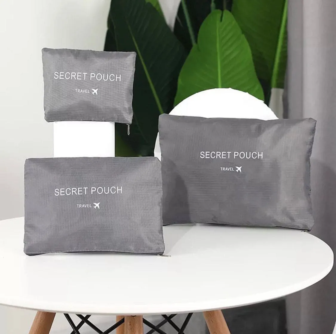 6 Pcs Travel Storage Bag, Clothes Tidy Organizer, Wardrobe Suitcase Pouch Travel Organizer, Shoe Packing Cube Bag, Secret Pouch Bag