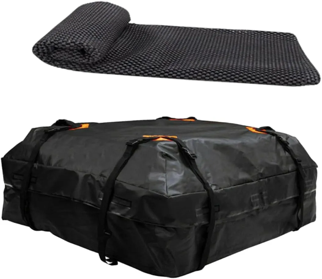 600d Oxford Waterproof Rooftop Cargo Bag for Car Large Capacity Luggage Carrier Non-Slip Mat