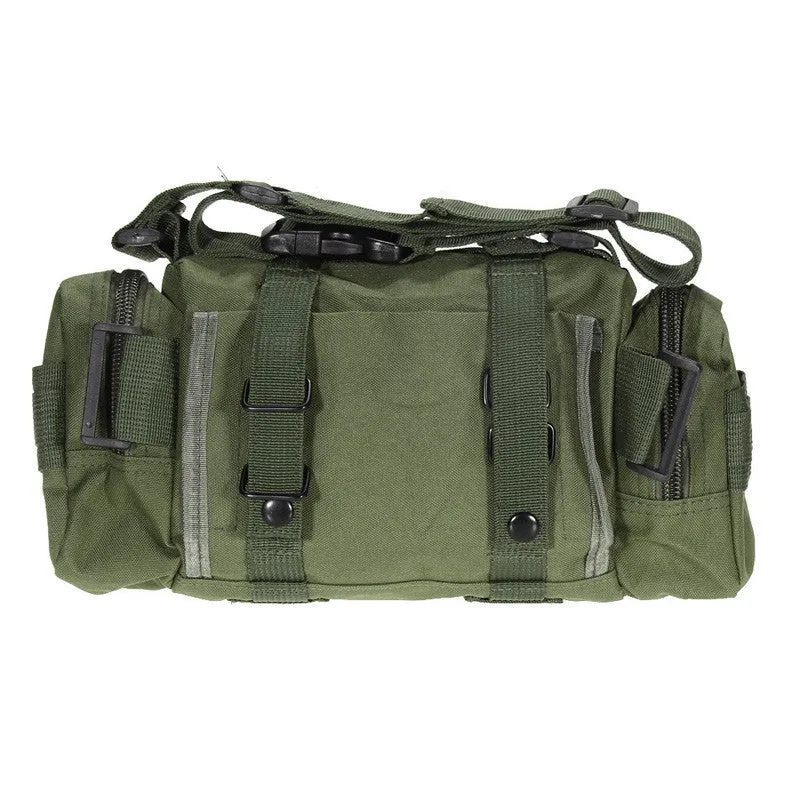 600D waterproof Oxford fabric Climbing Bags Outdoor Military Tactical Waist Pack Molle Camping Hiking Pouch Bag H1E1