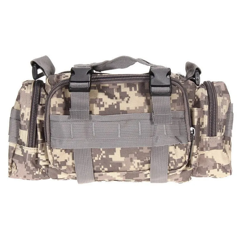 600D waterproof Oxford fabric Climbing Bags Outdoor Military Tactical Waist Pack Molle Camping Hiking Pouch Bag H1E1