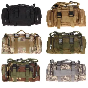 600D waterproof Oxford fabric Climbing Bags Outdoor Military Tactical Waist Pack Molle Camping Hiking Pouch Bag H1E1