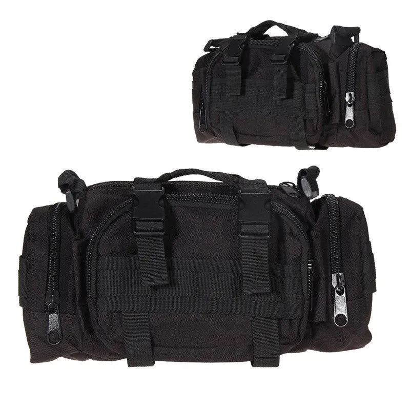 600D waterproof Oxford fabric Climbing Bags Outdoor Military Tactical Waist Pack Molle Camping Hiking Pouch Bag H1E1