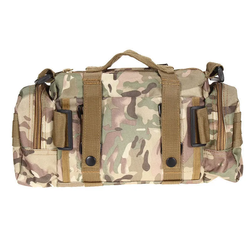 600D waterproof Oxford fabric Climbing Bags Outdoor Military Tactical Waist Pack Molle Camping Hiking Pouch Bag H1E1