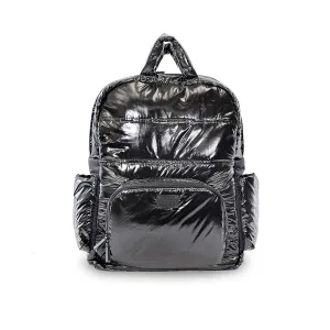 7AM Voyage Diaper Bag Backpack - Unisex Multifunctional Waterproof Travel Bag, Large Capacity Carry on Backpack with Padded Shoulder Straps, Newborn Essentials Backpack for Traveling | (Black Polar)