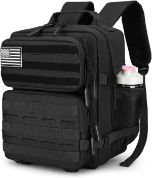 9L Mini Tactical Backpack Daily Use Backpack Fitness Backpack Cycling Backpack (Black)
