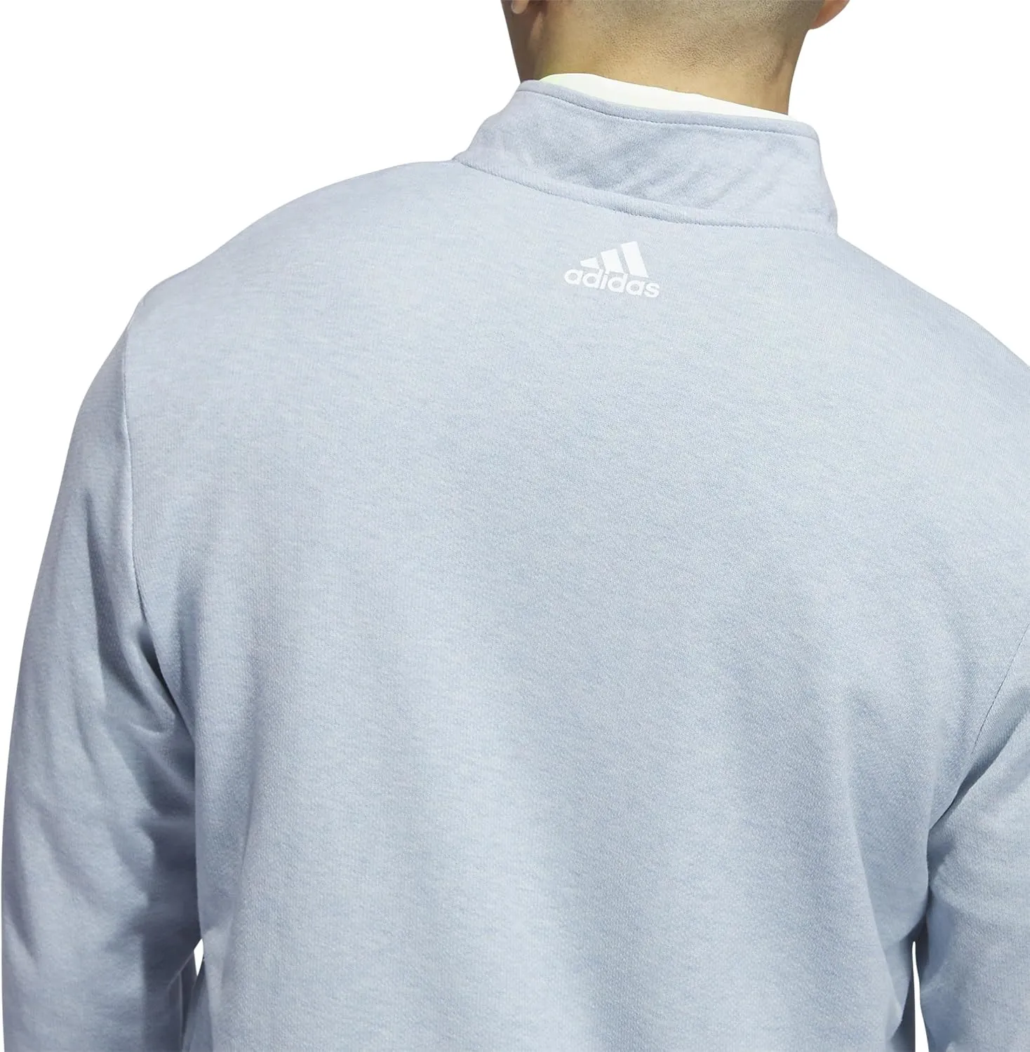 adidas Men's 3-Stripes Quarter Zip Golf Pullover