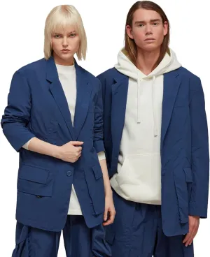 ADIDAS X Y-3 Unisex Crinkle Nylon Blazer, TECH Indigo, Medium