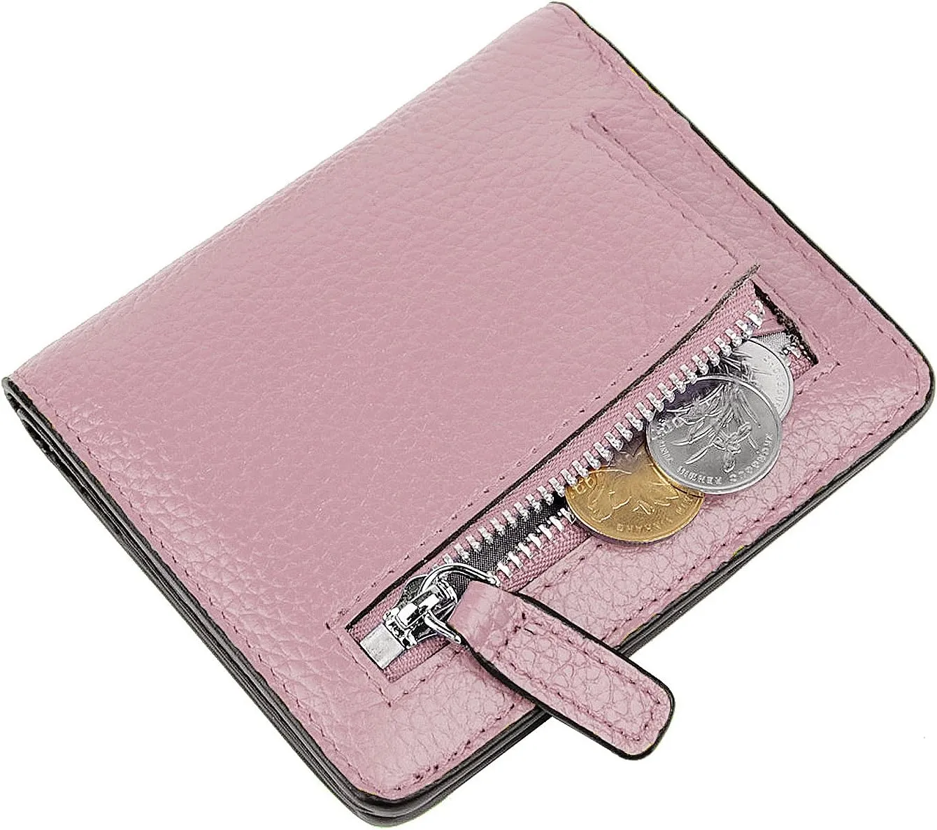 AINIMOER Small Leather Wallet for Women, Ladies Credit Card Holder RFID Blocking Women's Mini Bifold Pocket Purse