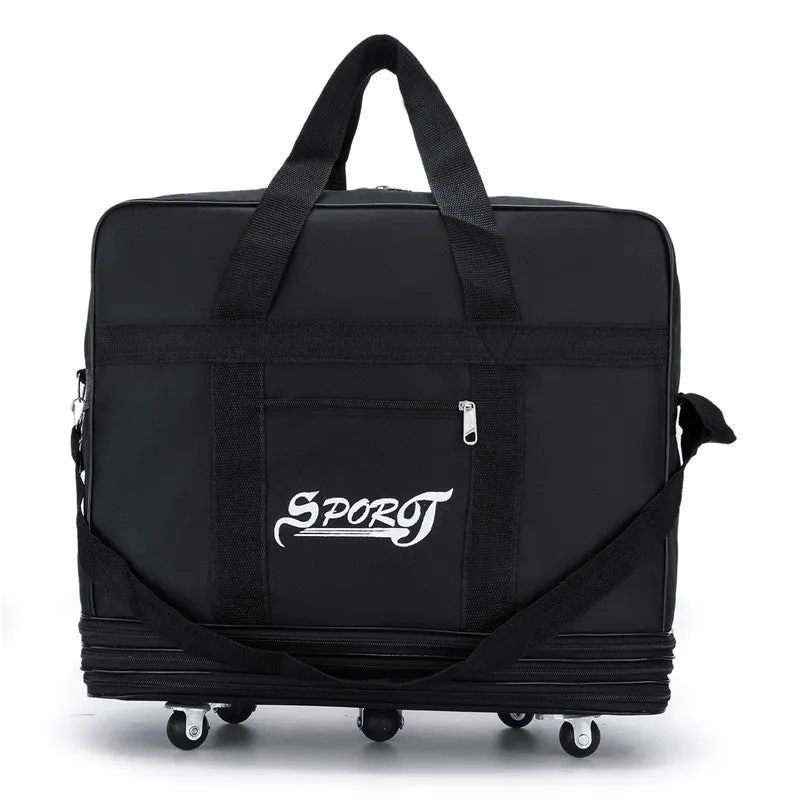 Air Consignment Swivel Wheels Collapsible Oxford Luggage