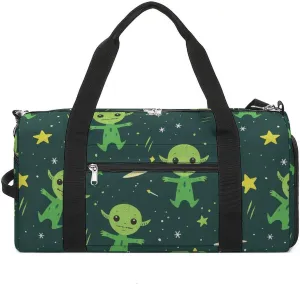 Alien Stars Gym Bag for Men Women Lightweight Duffel Bag Sports Workout Bag for Travel Yoga