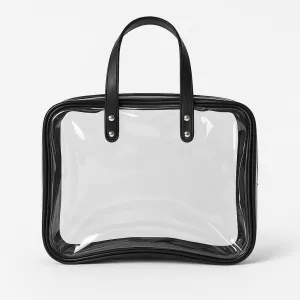 Allure Transparent Travel Makeup Bag with Handles (ATHB_09)
