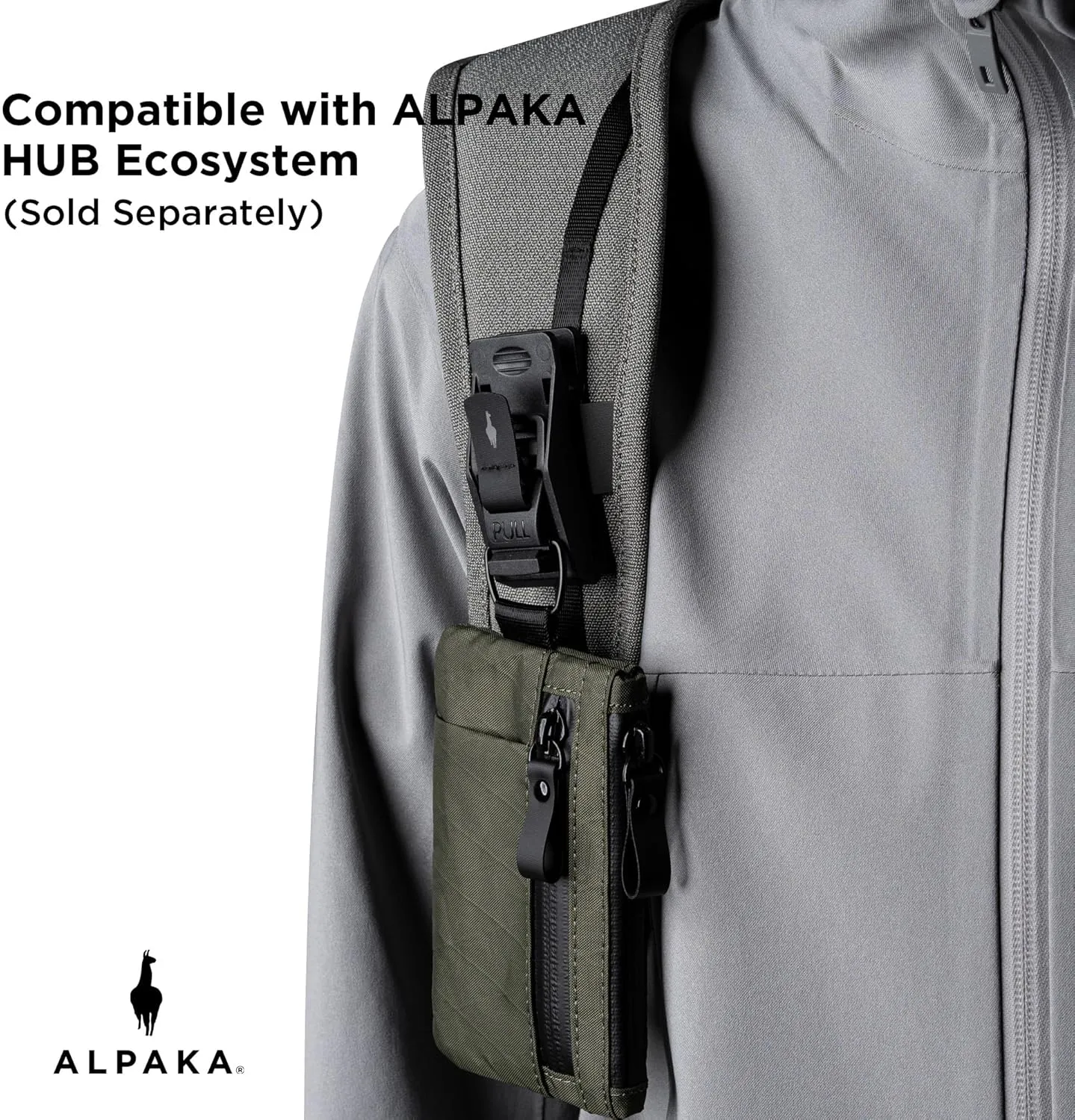 ALPAKA Zip Pouch Pro - Minimalist Zipper Wallet - with RFID Blocking ID Card Holder Wallet with Zipper for Men with Multi-tool Slot