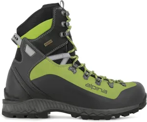 Alpina DIABLO Premium Men's Boots - Waterproof Leather Shoes with Sympatex Breathable Membrane - Vibram Sole - Crampon Compatible - Mountaineering Hiking - Heel Counter - Made in Europe