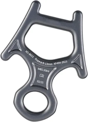 Aluminum Alloys Downhills Descender Rappel Belays Abseiling Mountaineering Device for Rock Climbing and Succour