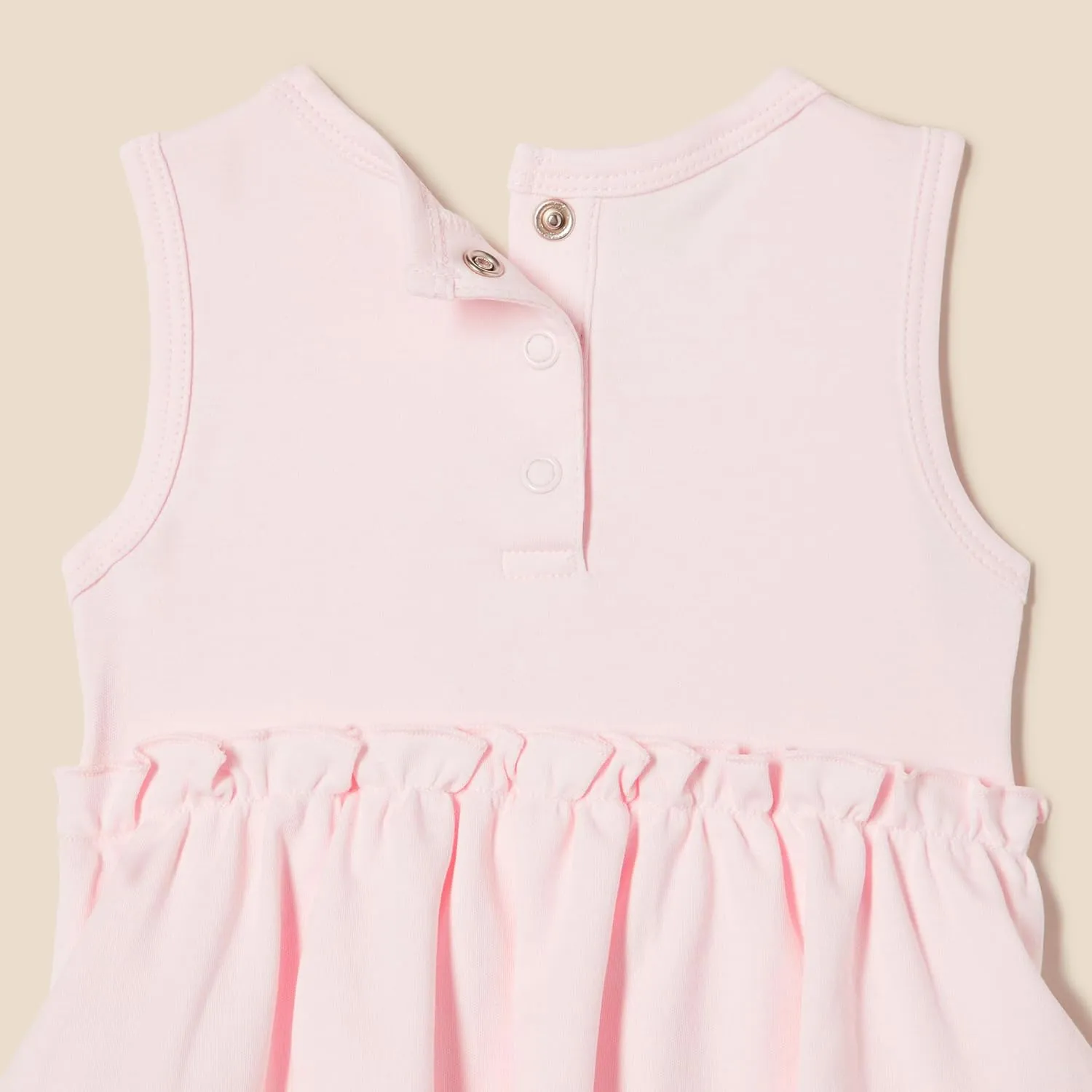 Amazon Essentials Baby Girls' Sleeveless Bodysuit Dress, Pack of 3
