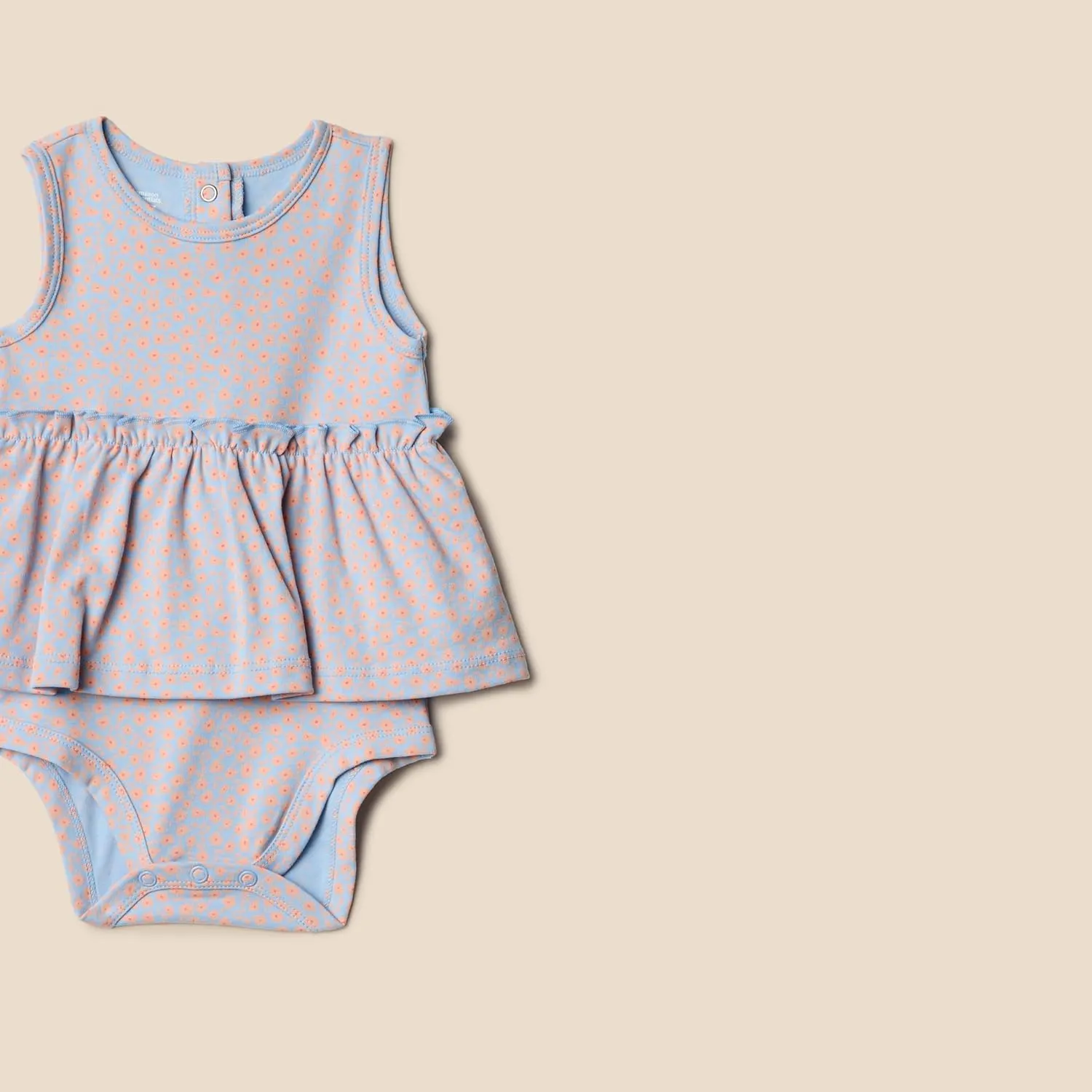 Amazon Essentials Baby Girls' Sleeveless Bodysuit Dress, Pack of 3