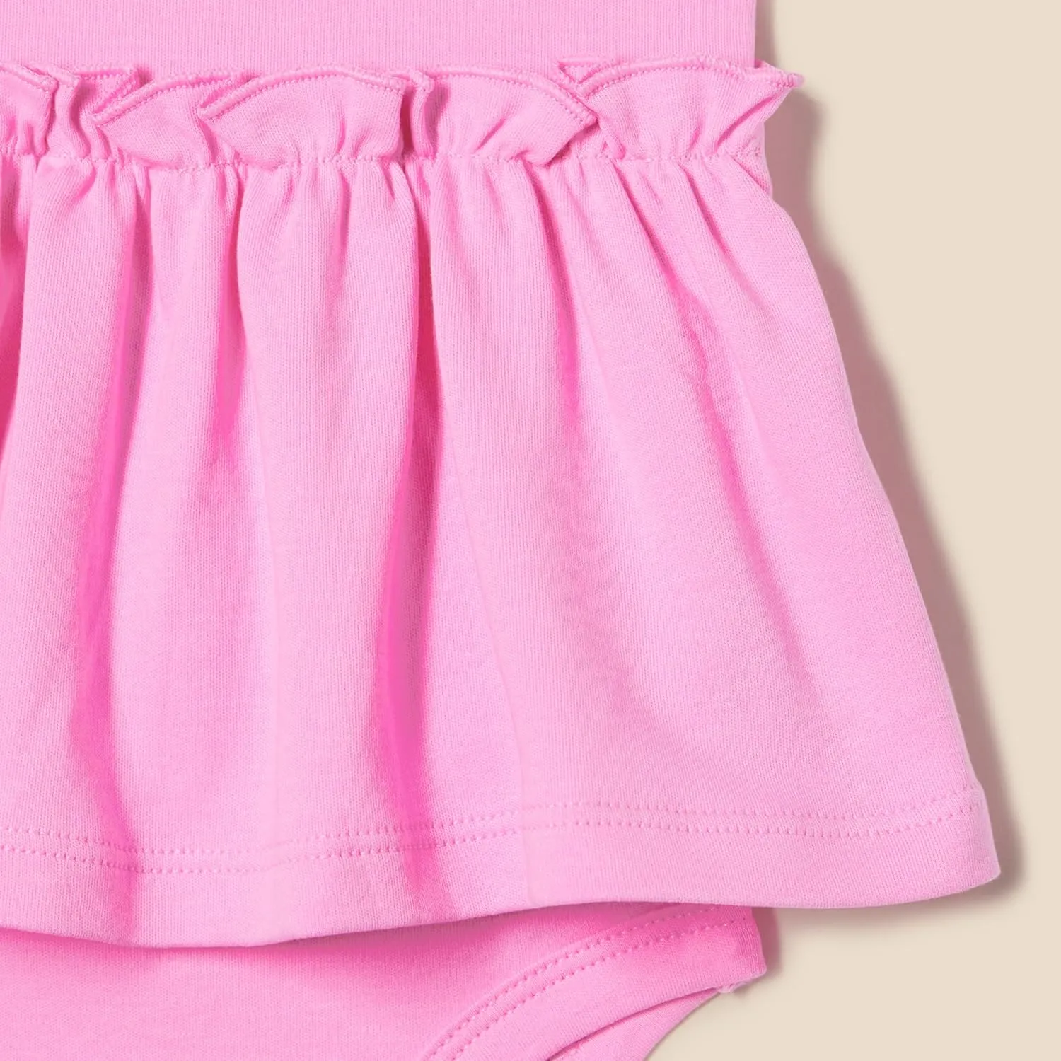 Amazon Essentials Baby Girls' Sleeveless Bodysuit Dress, Pack of 3
