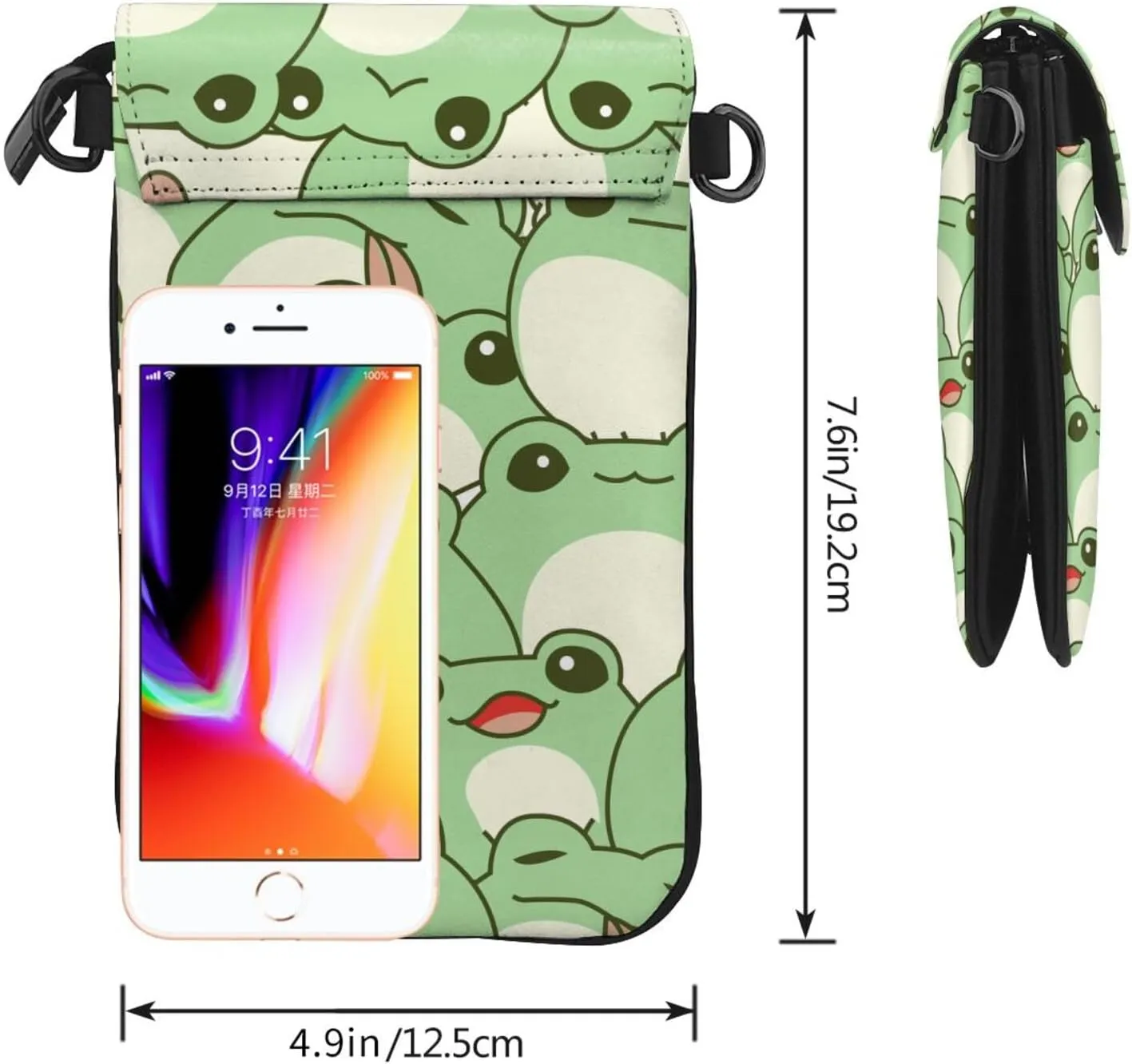 AMRANDOM Cell Phone Purse Small Crossbody Phone Bag
