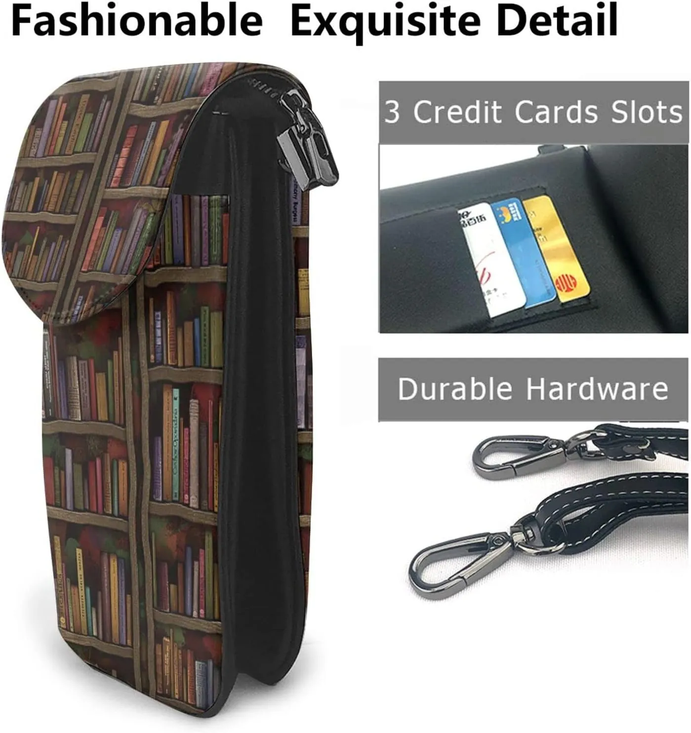 AMRANDOM Small Crossbody Bag for Women Men Mini Phone Purses with Crossbody Strap