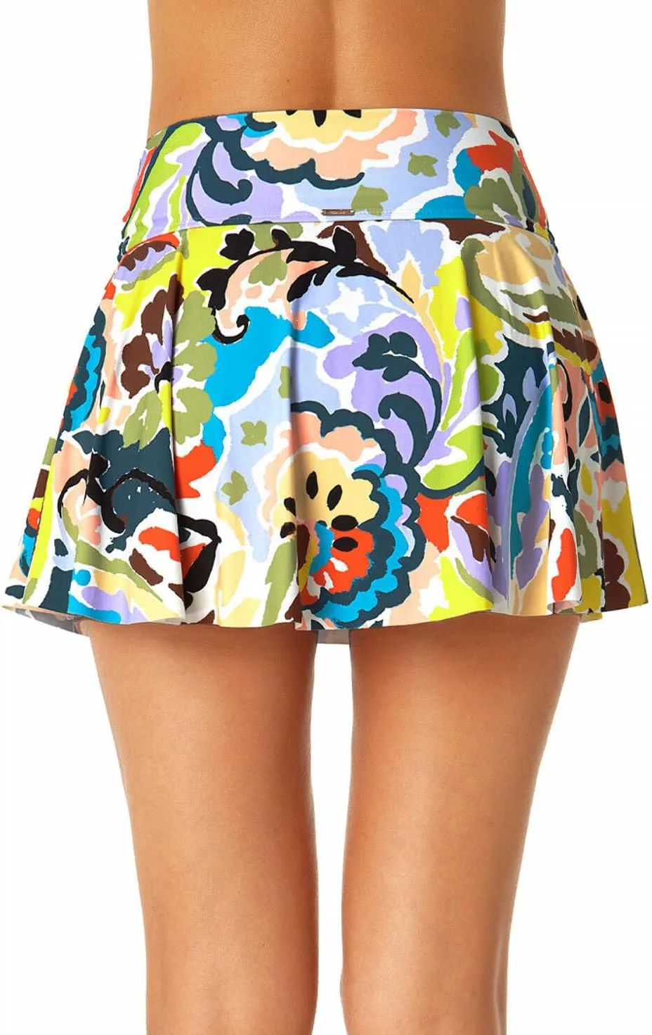 Anne Cole - Women's Soft Band Skirted Swim Bottom Multi / XS