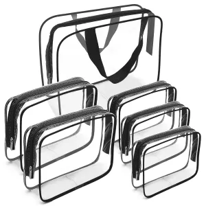 Transparent Mesh Toiletry Bags