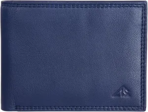ASAD Genuine Leather Wallet for Men | Slim, Stylish, and Durable Genuine Leather Double Stitched RFID Blocking Bifold Stylish | Bifold Wallet With 8 Card Slot | Gift for Him | Navy Blue