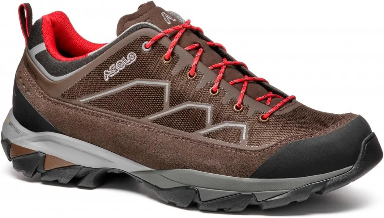 ASOLO Men's ACADIA GTX Lightweight Breathable Water-Resistant Suede/Nylon Hiking Trekking Boots with High-Traction Outsole
