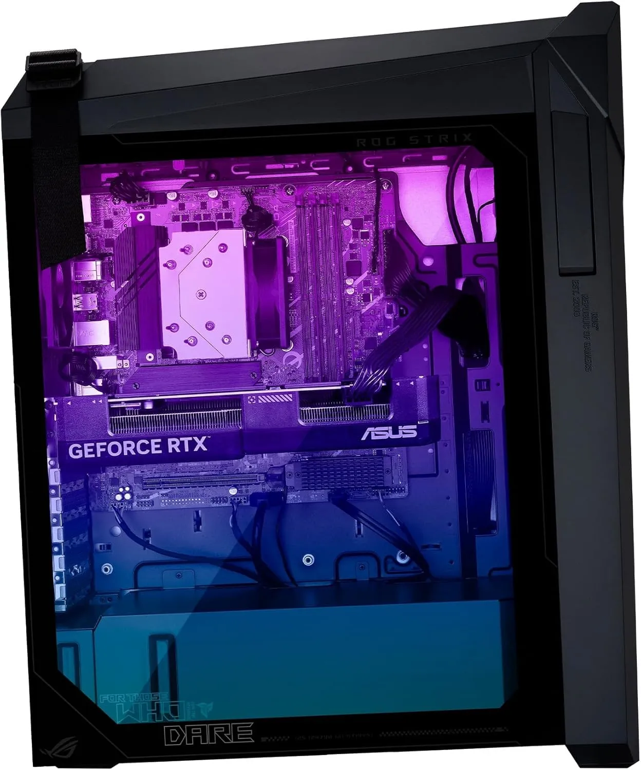 ASUS ROG G16CH Gaming Desktop Tower, NVIDIA GeForce RTX 4070 Dual, Intel 16 Core i7-13700KF Up to 5.4 GHz, 32GB RAM, 2TB SSD, Windows 11 Pro & Office License, External DVD Drive, WiFi