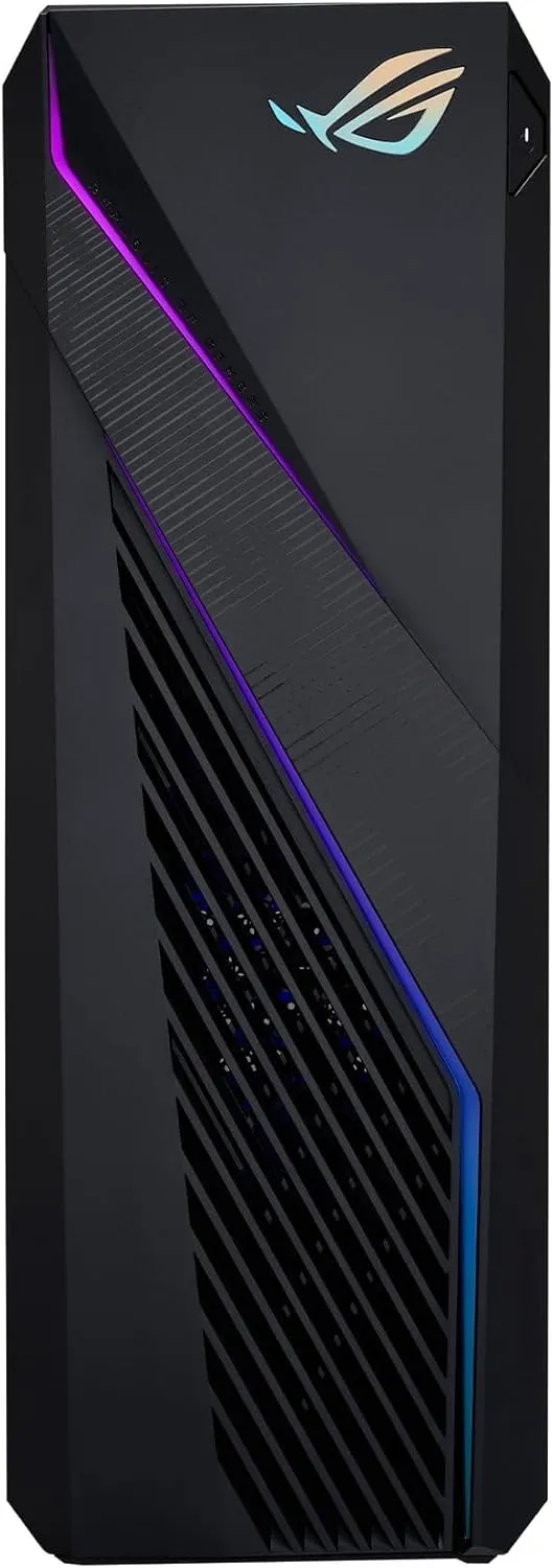 ASUS ROG G16CH Gaming Desktop Tower, NVIDIA GeForce RTX 4070 Dual, Intel 16 Core i7-13700KF Up to 5.4 GHz, 32GB RAM, 2TB SSD, Windows 11 Pro & Office License, External DVD Drive, WiFi