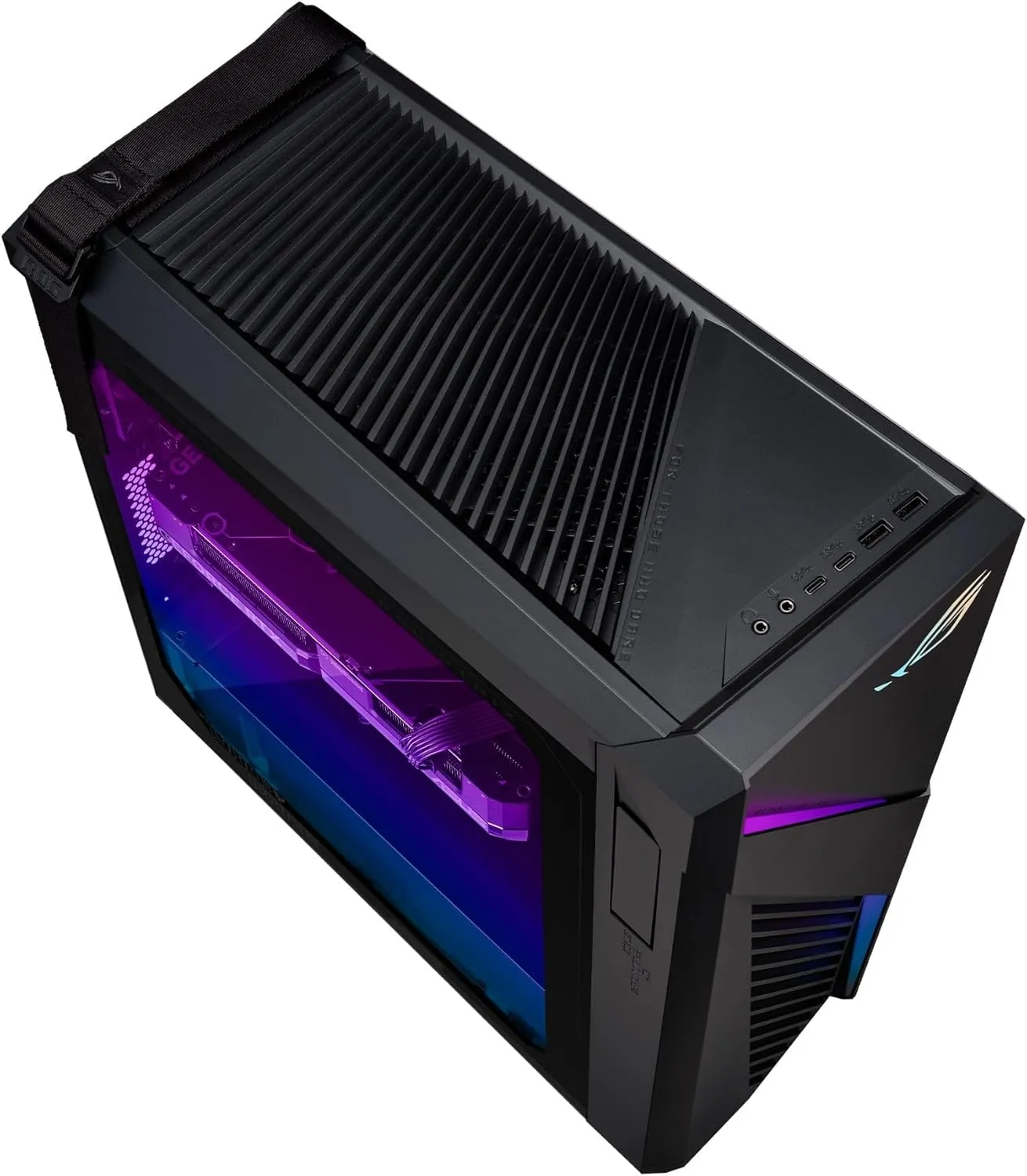 ASUS ROG G16CH Gaming Desktop Tower, NVIDIA GeForce RTX 4070 Dual, Intel 16 Core i7-13700KF Up to 5.4 GHz, 32GB RAM, 2TB SSD, Windows 11 Pro & Office License, External DVD Drive, WiFi