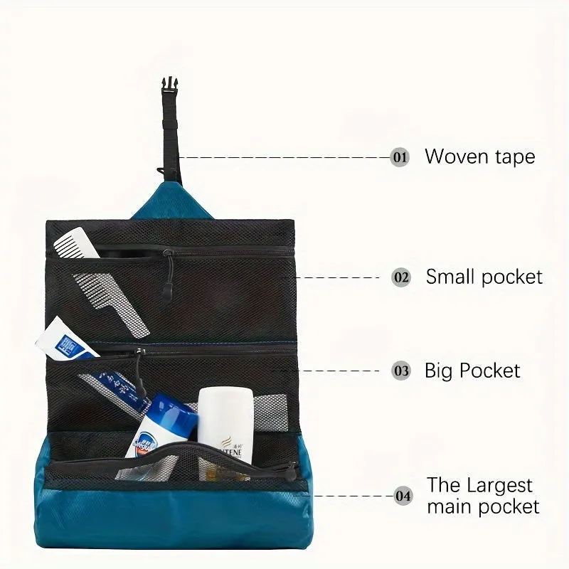Azaria | Compact & Multi-Compartments Travel-Friendly Essentials Bag