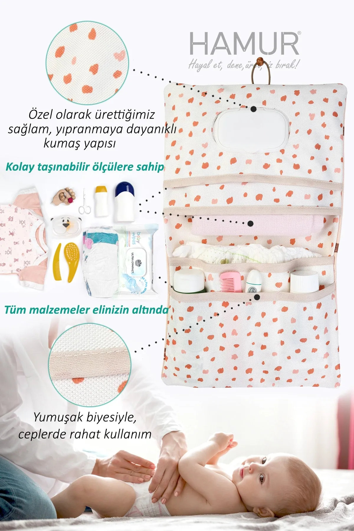 Baby Diaper Bag Organizer Island