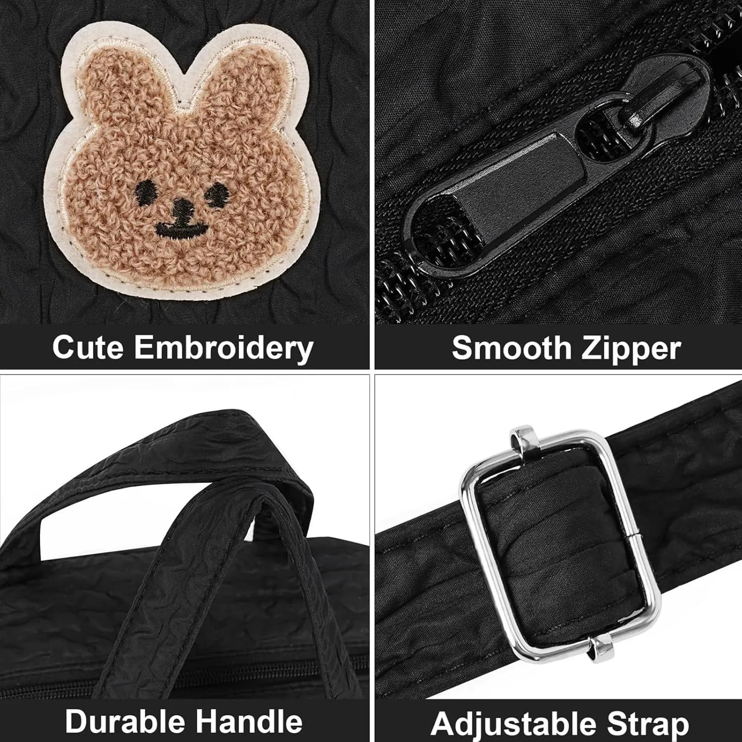 Baby Diaper Bag Tote Crossbody Diaper Cute Large Baby Nappy Mommy Maternity Travel Portable Baby Storage Bag for Mom