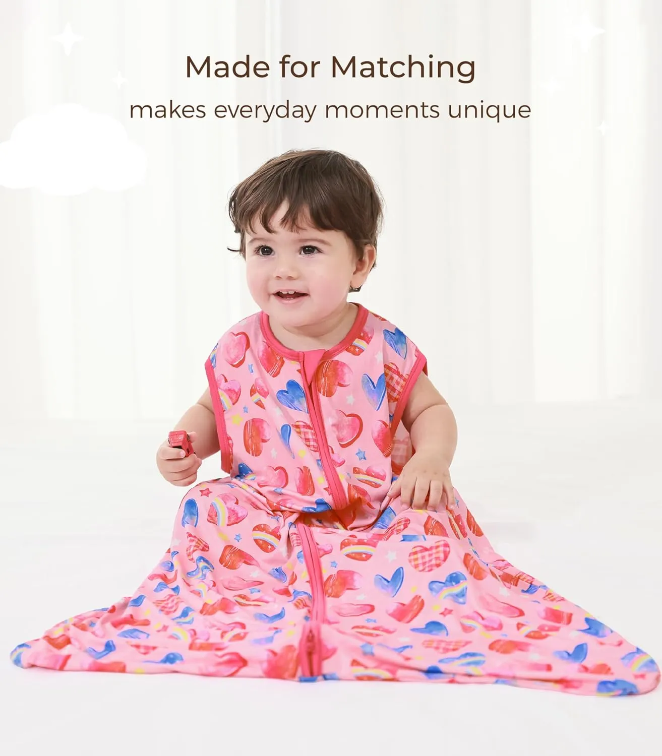 Baby Sleep Sack Newborn Viscose from Bamboo Wearable Blanket Soft Sleep Bag with 2-Way Zipper for Boys Girls
