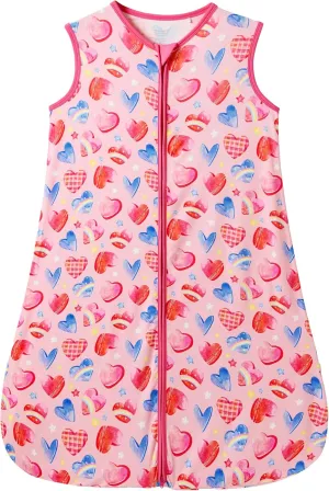 Baby Sleep Sack Newborn Viscose from Bamboo Wearable Blanket Soft Sleep Bag with 2-Way Zipper for Boys Girls