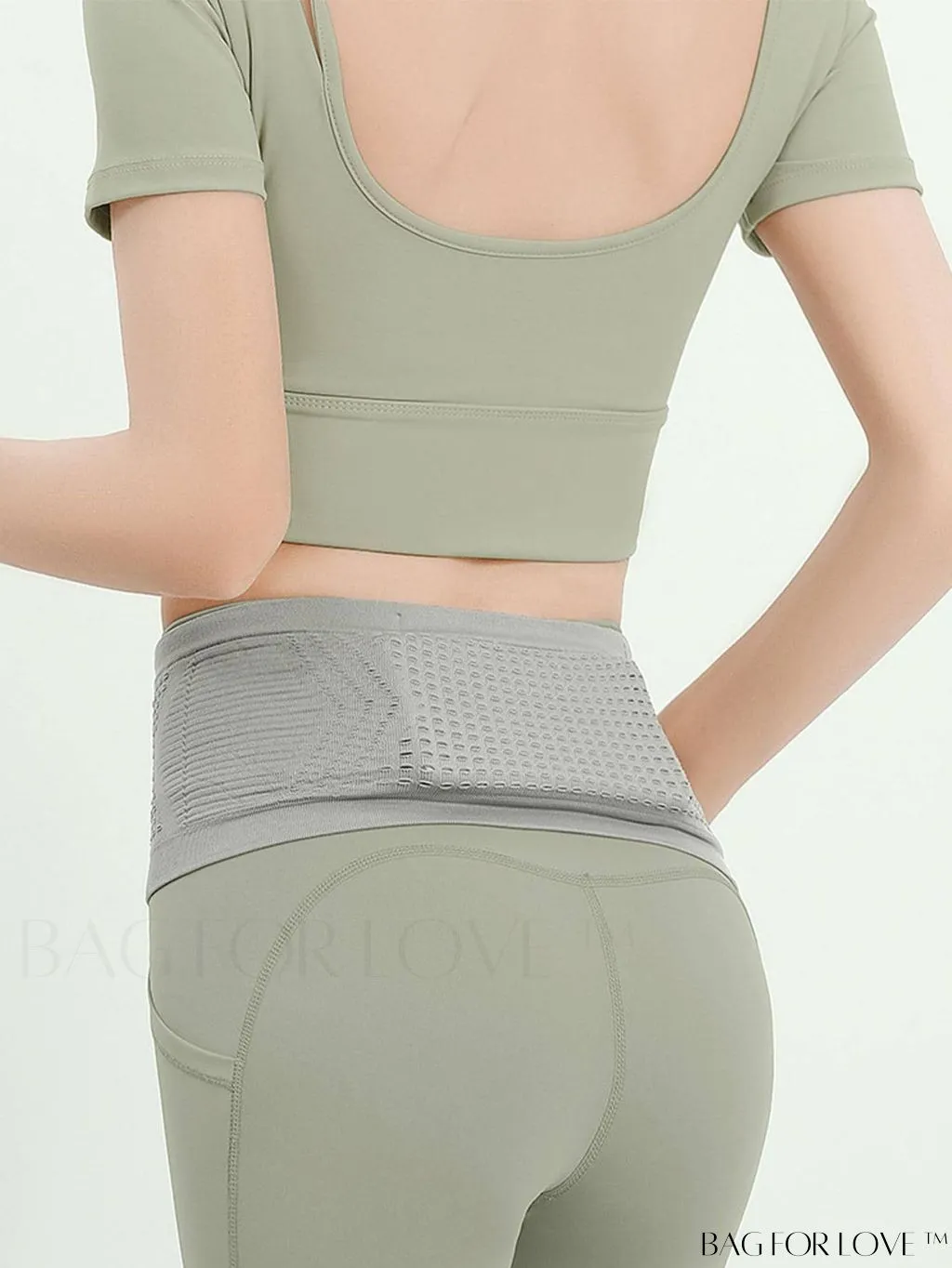 BagForLove - Multi-Pocket Elastic Waist Bag for Running Sports with Phone Holder