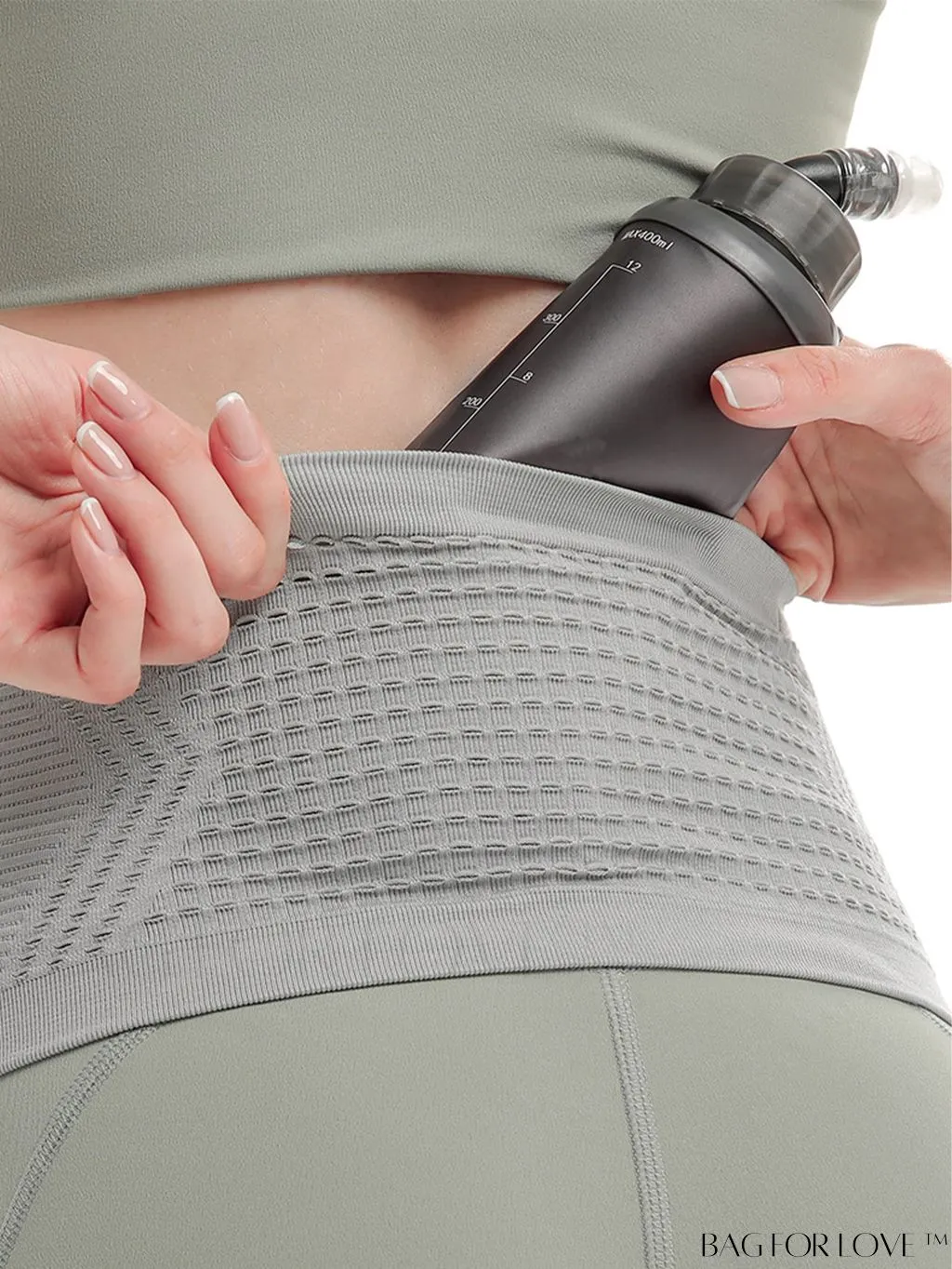 BagForLove - Multi-Pocket Elastic Waist Bag for Running Sports with Phone Holder