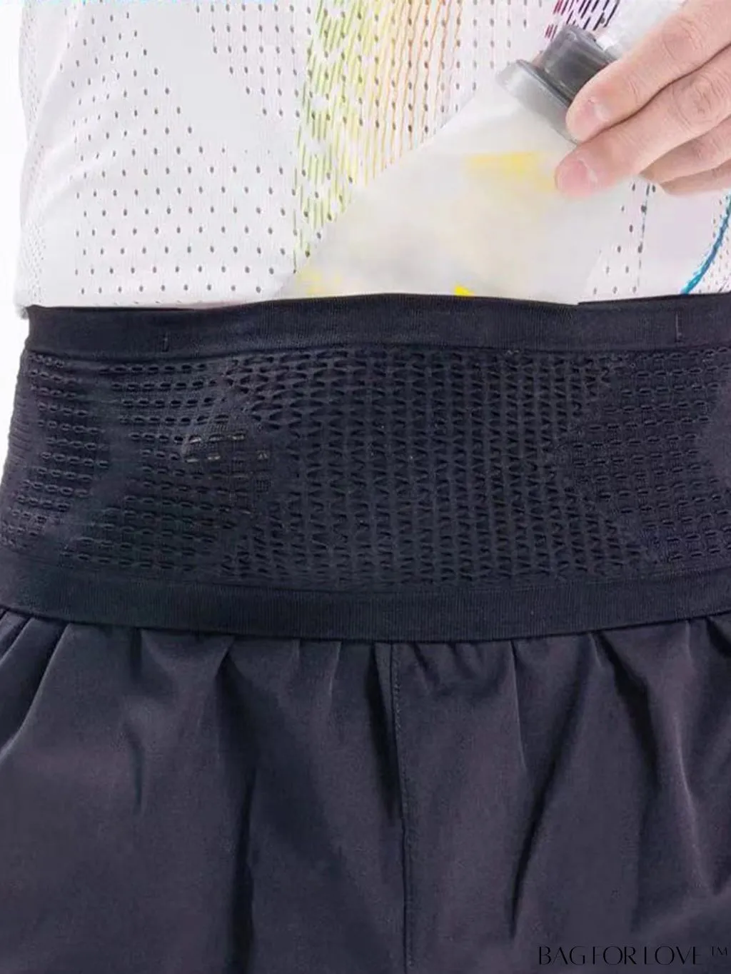 BagForLove - Multi-Pocket Elastic Waist Bag for Running Sports with Phone Holder